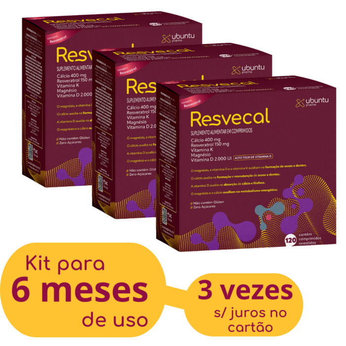 Resvecal (Kit com 3)